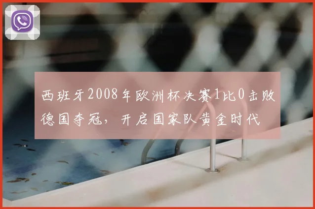 西班牙2008年欧洲杯决赛1比0击败德国夺冠,开启国家队黄金时代